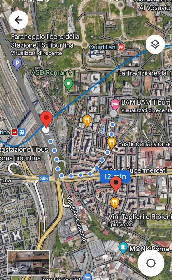 Apartament Bam Bam Tiburtina Rzym Zewnętrze zdjęcie